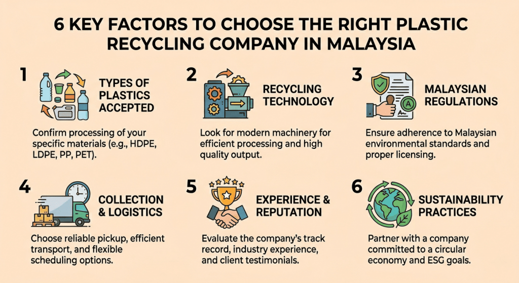 6 Key Factors to Choose the Right Plastic Recycling Company in Malaysia